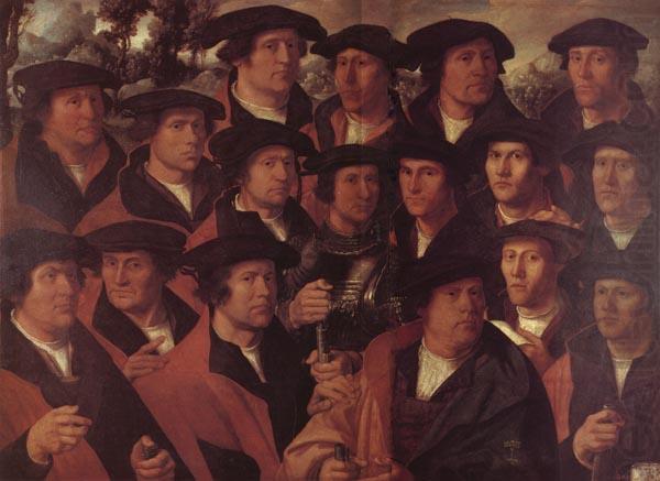 Group Portrait of the Arquebusiers of Amsterdam, JACOBSZ, Dirck